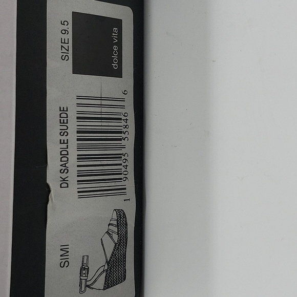 520- Dolce Vita Wedges Saddle Suede Size 9.5 Tan Color NWT - Picture 9 of 9